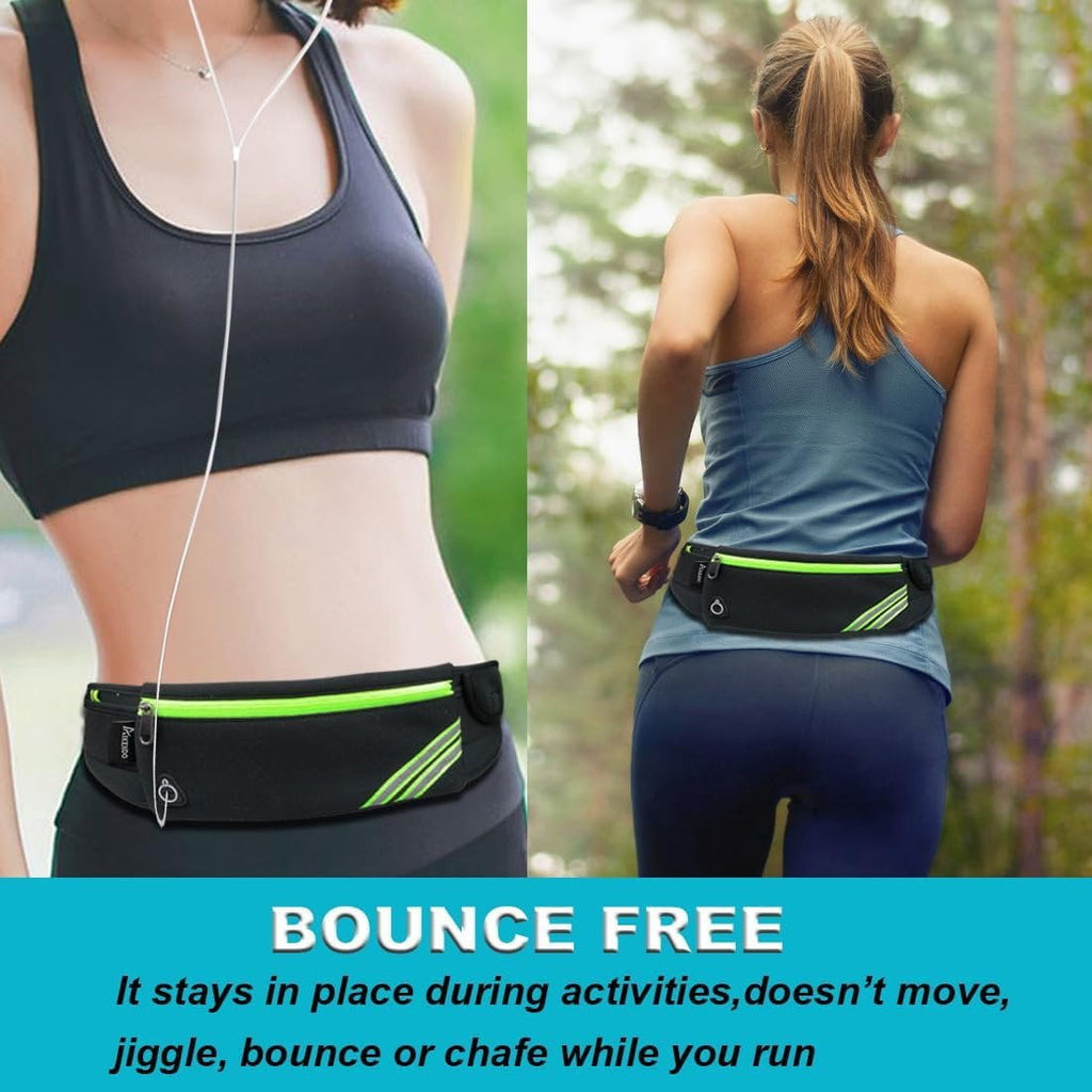 Women Fanny Pack Running Belt,Belt Bag,Water Resistant Wasit Pack Bag for Hiking Fitness,Phone Carrier,Running Gear.