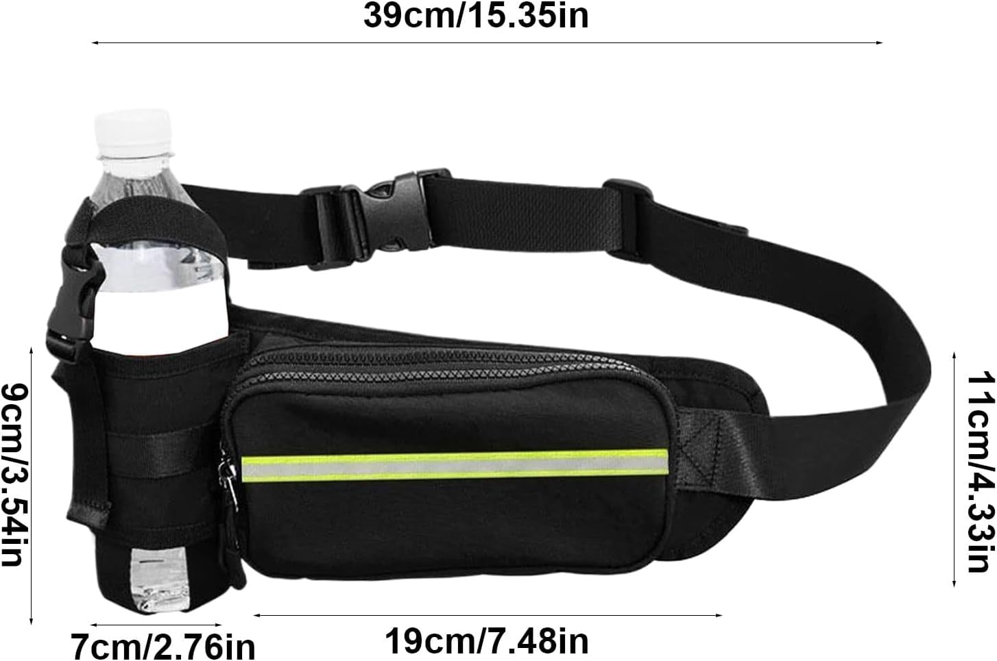 Fanny Pack Water Bottle Holder, Portable Camping Chest Pouch, Waterproof Breathable Fanny Packs, Running Hiking Climbing Fishing Accessory for Outdoor Adventure and Convenient Hands-Free Carrying