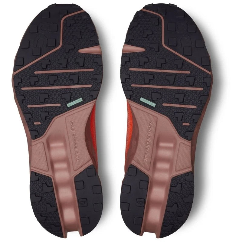 On Running Womens Cloudsurfer Trail 1 Running Shoes Orange
