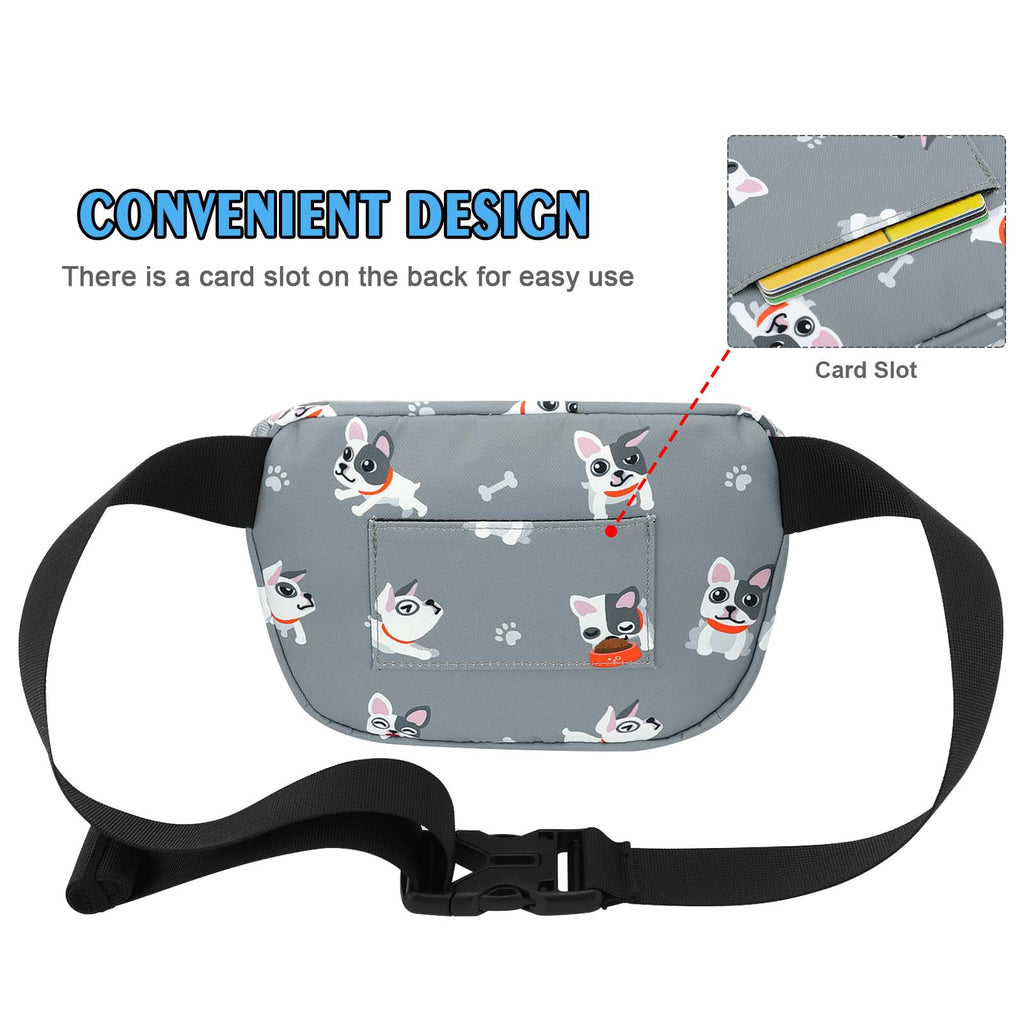 HAWEE Fanny Packs for Women - Slim Yet Spacious Waist Pack with Headphone Cord Access - Lightweight Fannie Hip Bag Great for Hiking, Walking, Biking, Running, Travel