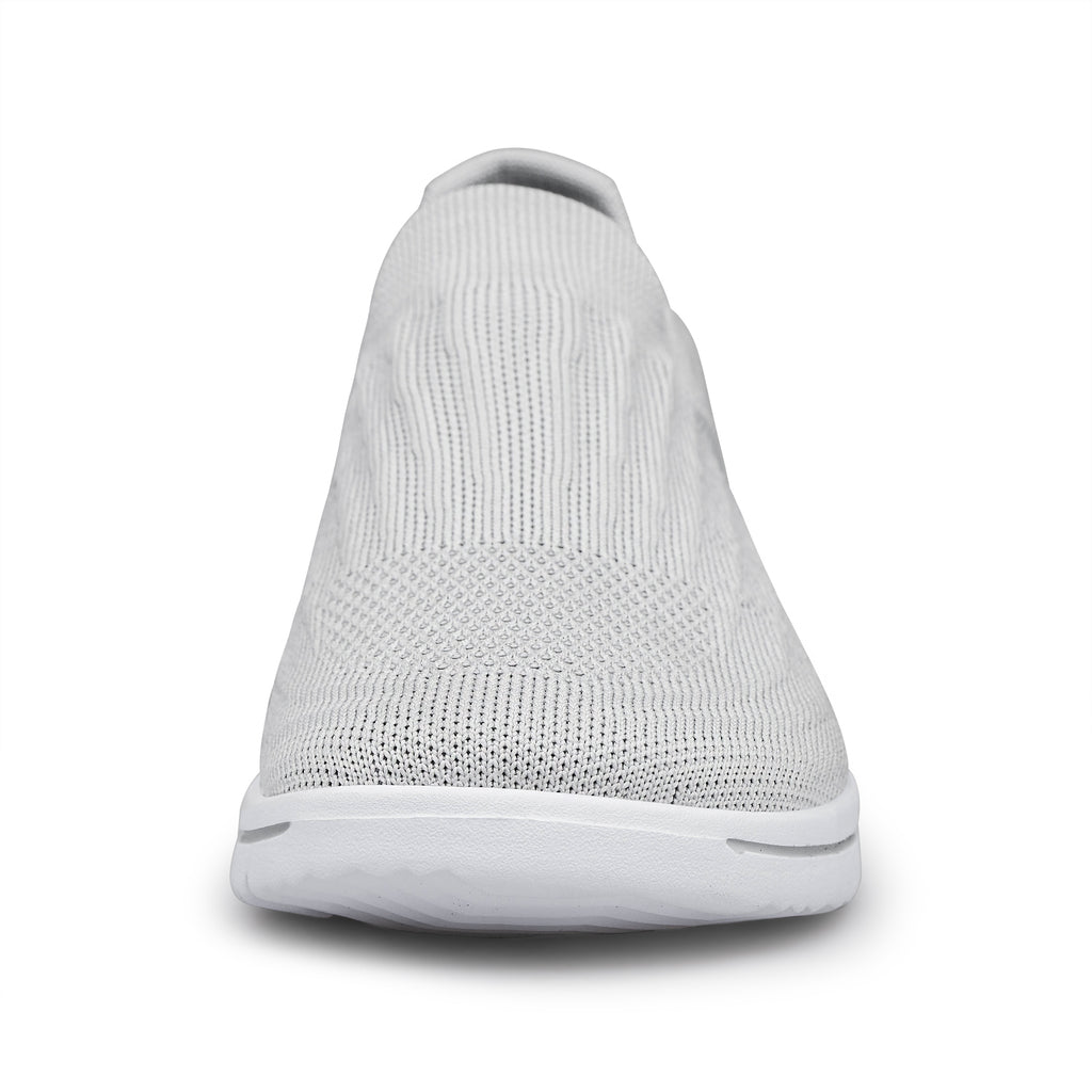 Unisex Sock Walking Shoes Wide Toe Box Slip-on Mens Running Shoe Womens Lightweight Casual Fashion Sneakers Black 8Women/6Men
