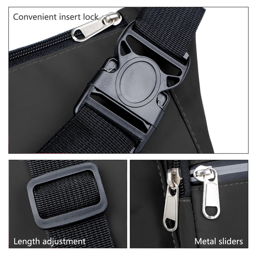 2Pcs Slim Running Belt Fanny Packs for Women Men,Waist Pack Phone Holder for Walking Fitness Workout Exercise,Water Resistant Running Travel Belt Bag Jogging Pouch,Gym Accessories for Runner