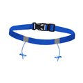 Axioma Adjustable Race Number Belt Elastic Triathlon Running Belt Lightweight Accessory blue