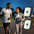 HIBIBUD 2 Pack Running Lights for Runners Rechargeable Clip on Flashlight,Running Accessories for Men,Walking Light for Night Walking,4 Modes Safety Dog Light,Jogging Biking Hiking Camping