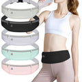 Harlier Slim Running Belt for Women Men-Runners, Phone Holder Fanny Pack, Adjustable Bounce Free Waist Pouch bag for Workout, Money Belt, Run Gear Accessories - Black
