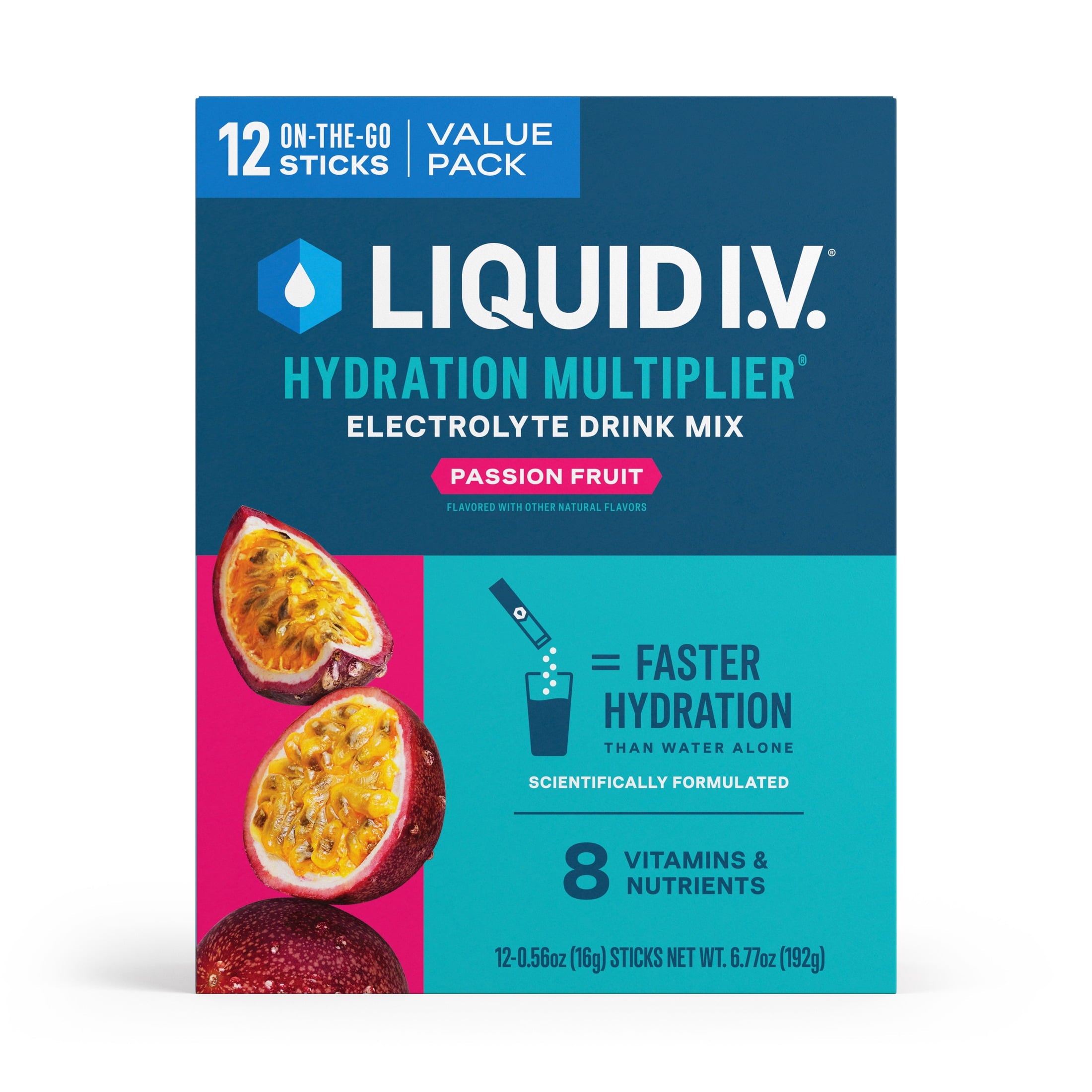Liquid I.V.® Lemon Lime Hydration Multiplier® Powdered Electrolyte Drink Mix, 6 Count Packets