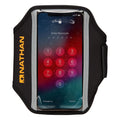 Nathan Phone Carrier Black/Marigold OSFA, Running