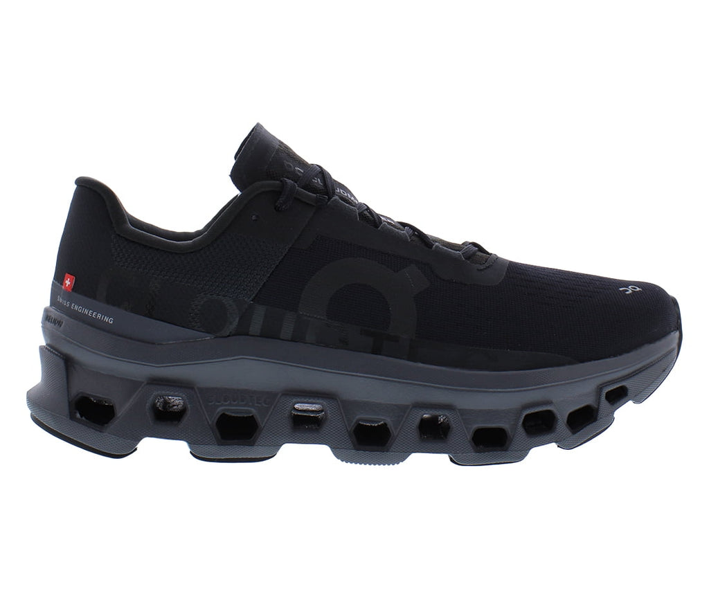 ON Cloudmonster Womens Shoes Size 5.5, Color: Black/Magnet