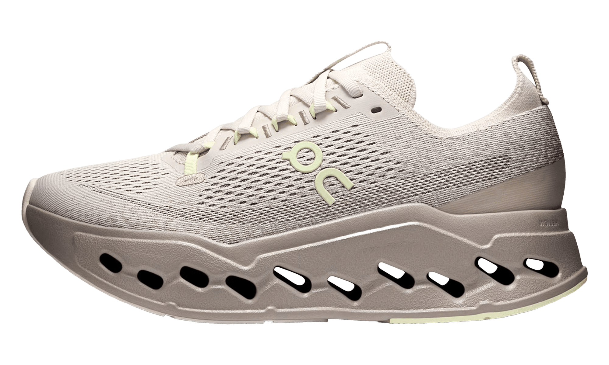 ON RUNNING WOMENS Cloudsurfer Max Womens "Pelican Limelight" 3WF30224729 3WF30224729 from Stadium Goods