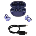 onn Nebulode Pro Open-Clip Wireless Earbuds, Blue