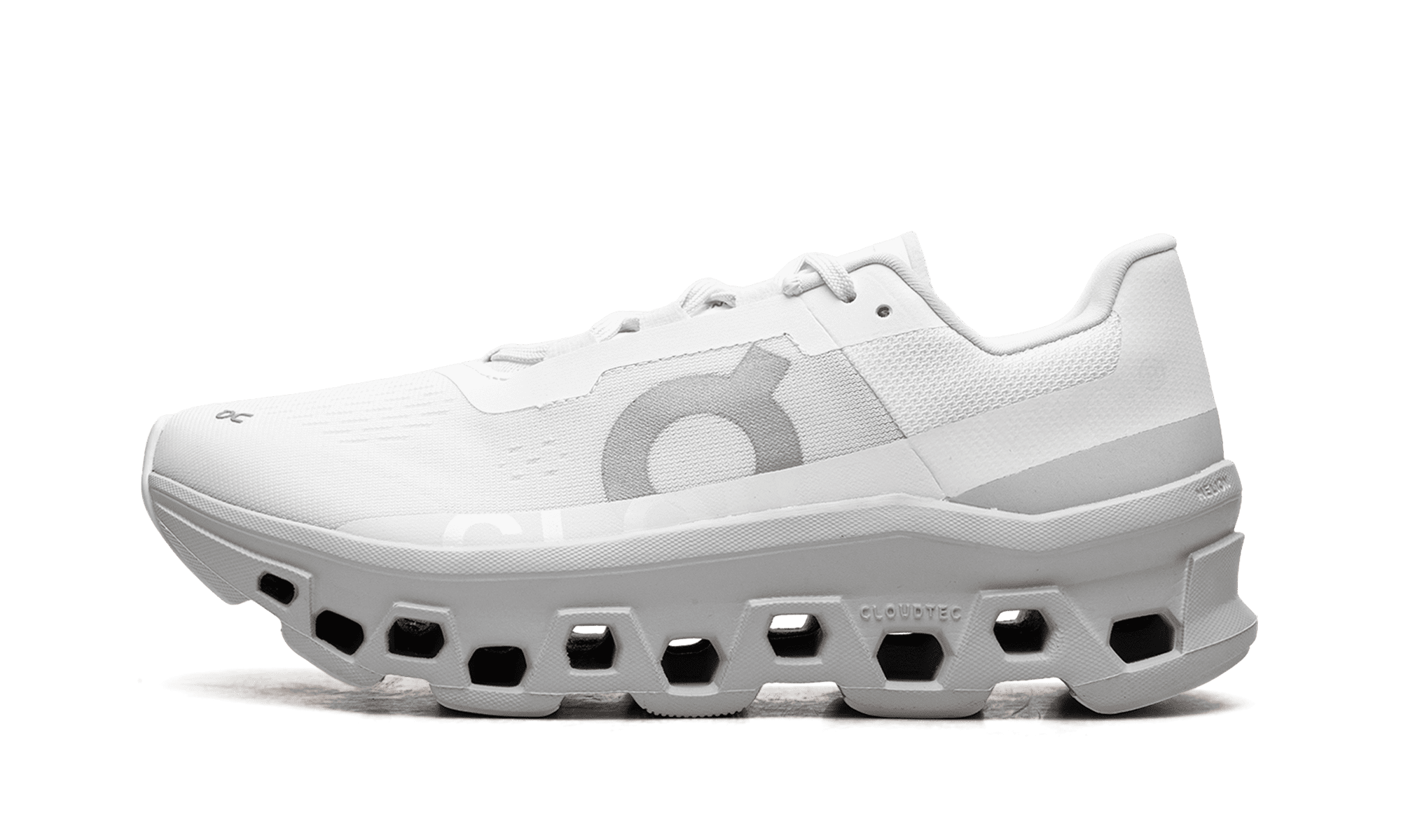 On MENS Cloudmonster "White Glacier" 61.97654 from Stadium Goods