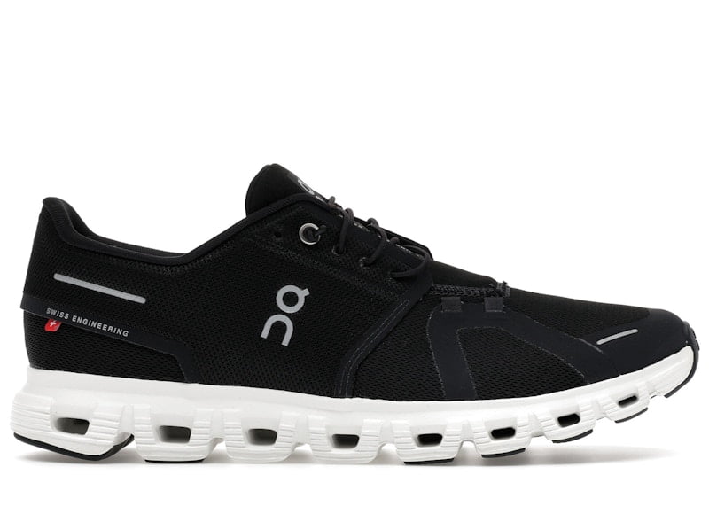 On Men's Running Cloud 6 Black White Shoes, from StockX