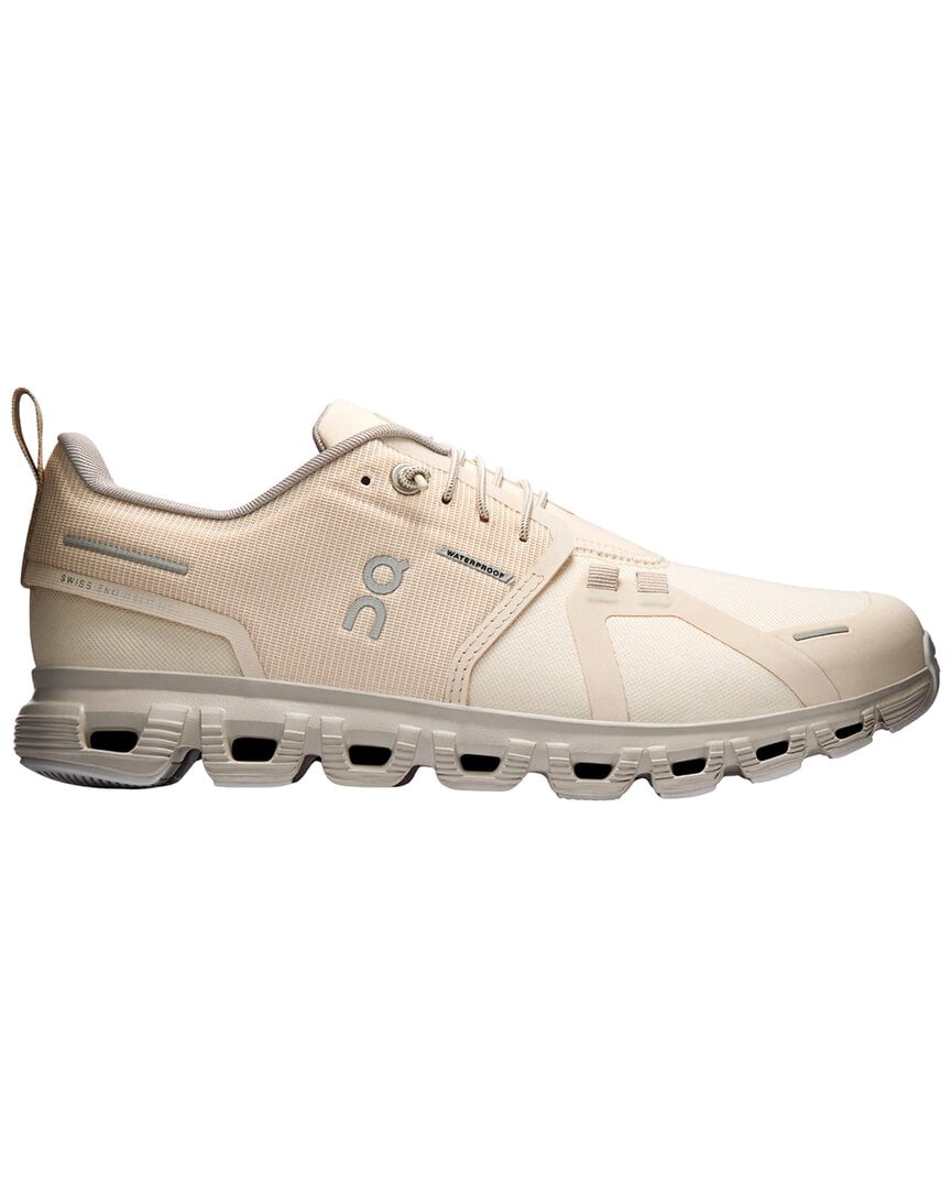 On Running Cloud 6 Waterproof Sneaker, 9, Beige