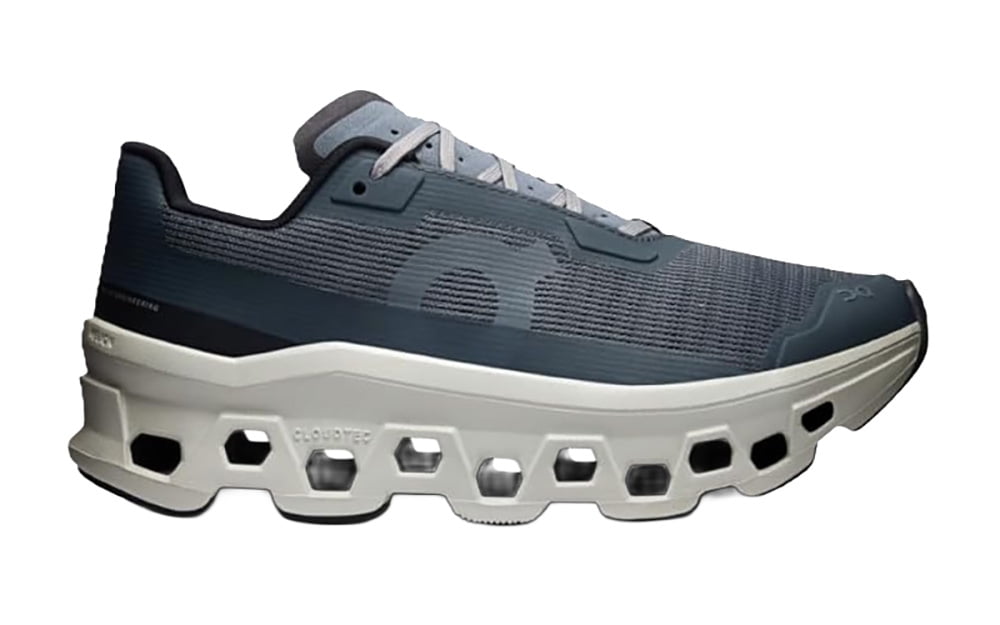 On Women's Cloudmonster Void Running Shoes Sneakers (Stone/Glacier, Size 8 US)