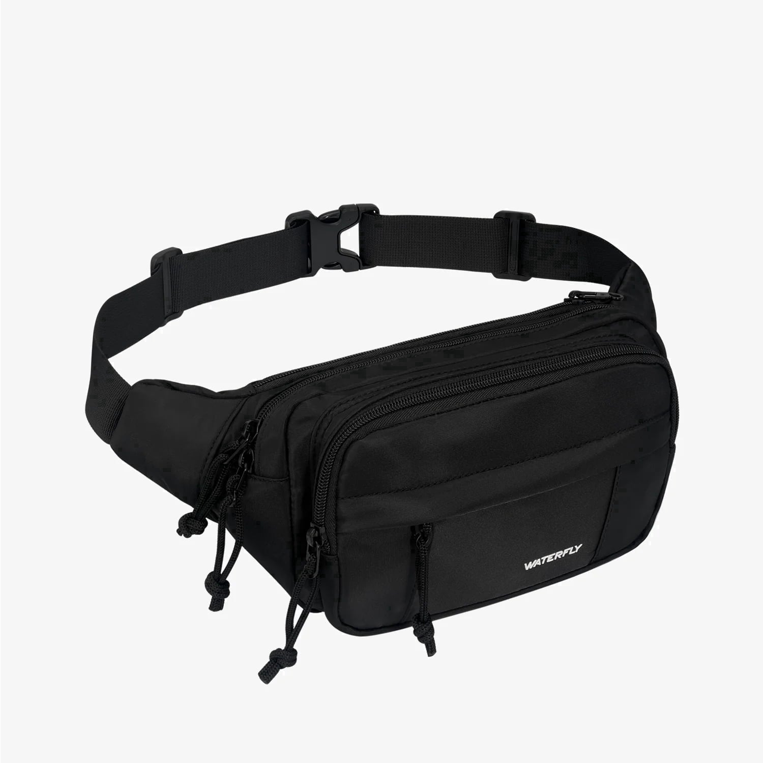 WATERFLY Unisex Large Capacity Walking Travel Nylon Fanny Pack Waist Bag,Yellow