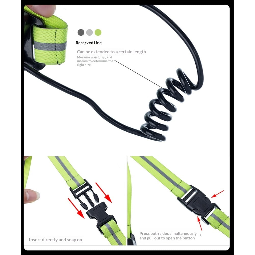 Running Lights for Runners, 380Lumens Running Light , Rechargeable Reflective Vest for Night Walking/Cycling/Jogging/Hiking