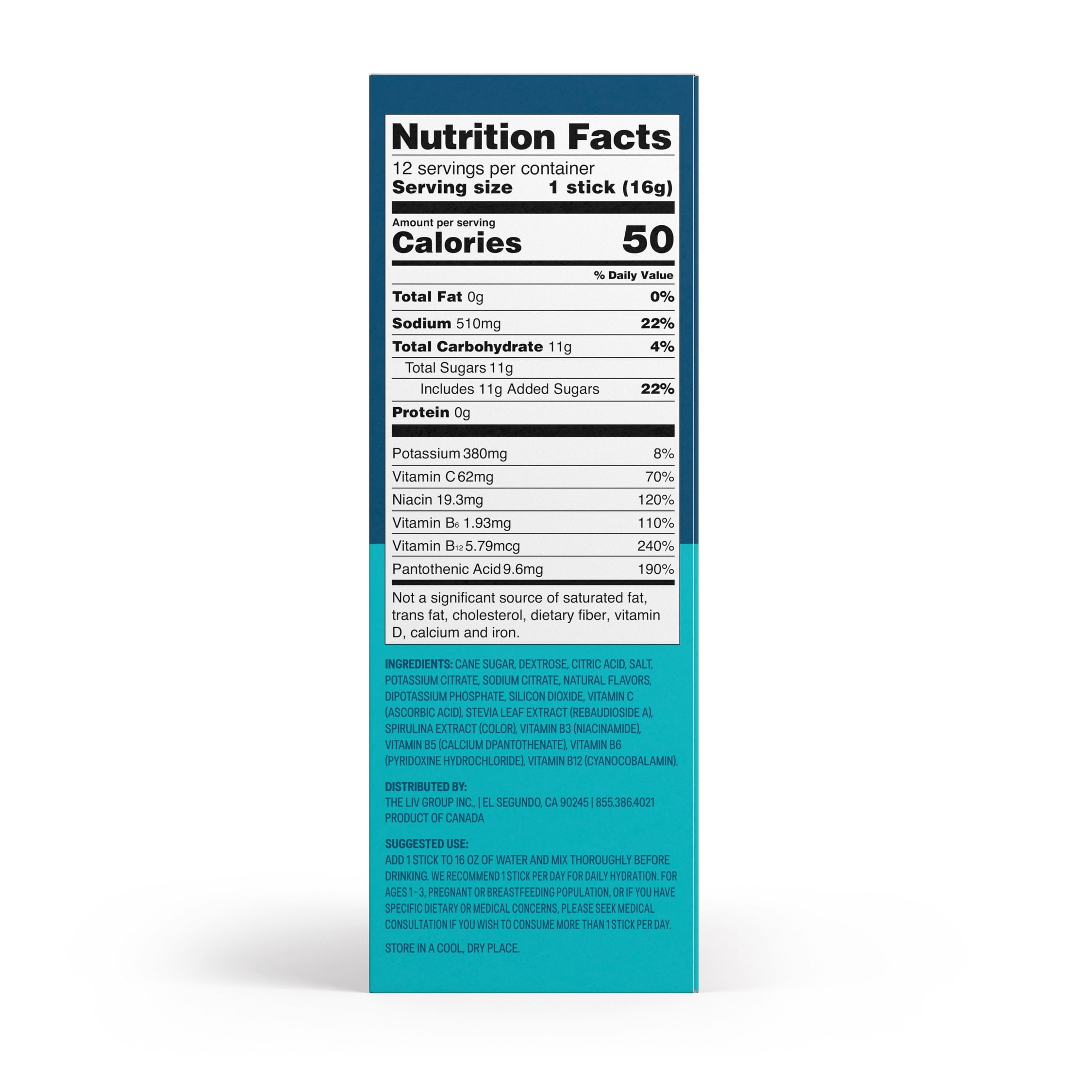 Liquid I.V.® Watermelon Hydration Multiplier® Powdered Electrolyte Drink Mix, 6 Count Packets