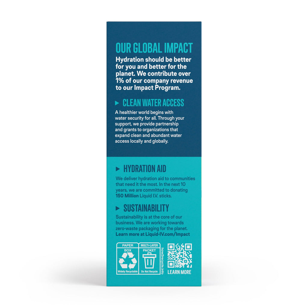 Liquid I.V.® Arctic Raspberry Hydration Multiplier® Powdered Electrolyte Drink Mix, 6 Count Packets