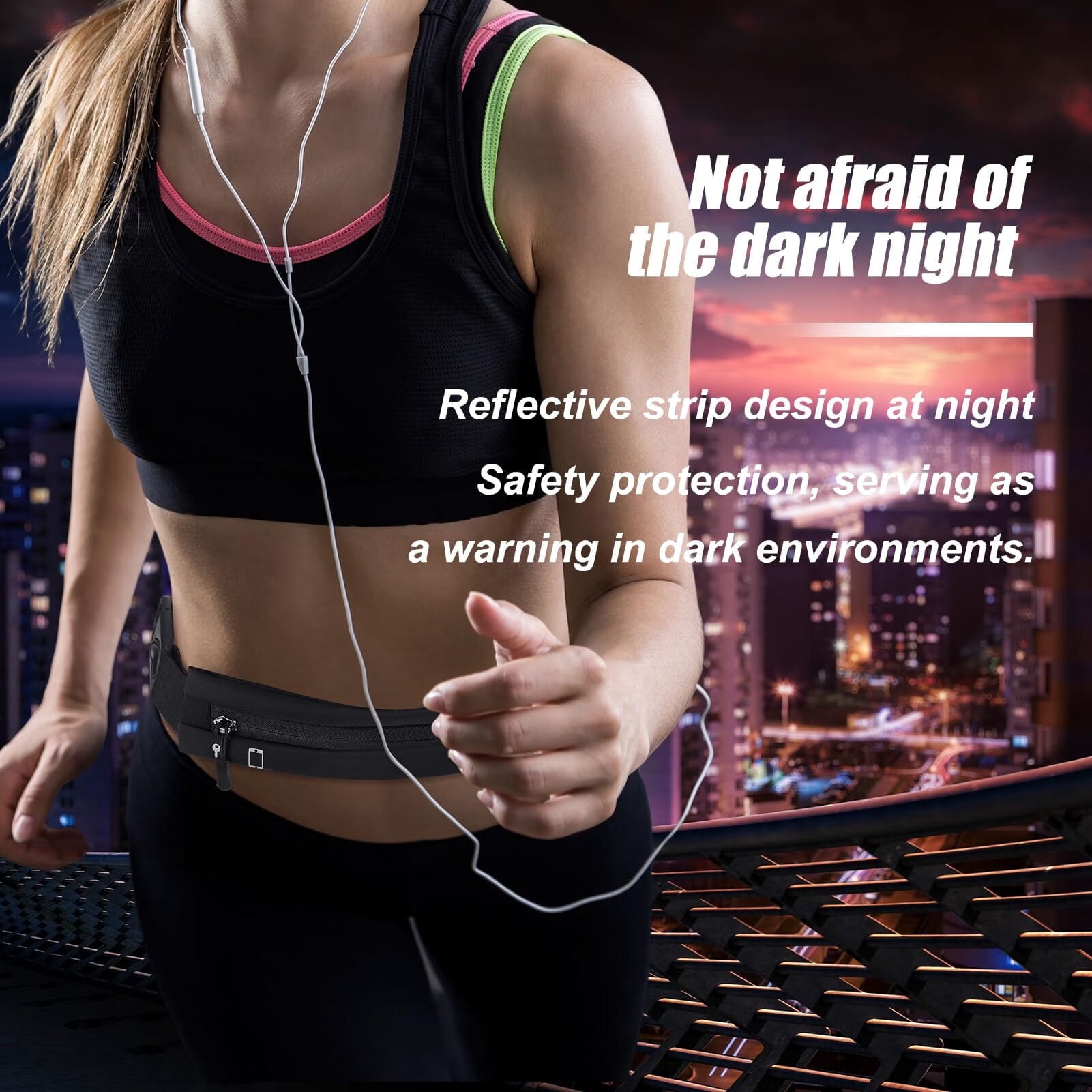 Slim Running Belt Fanny Pack Running Phone Holder Runners Pouch Waist Pack for Workout Money Belt Running Gift Gear Accessories for Women Men Walking Hiking Cycling