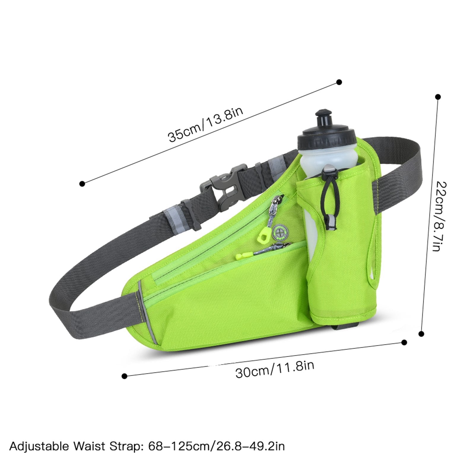Bag Sports Hydration Belt Bag Running Belt Waist Pack Bum Bag With Water Bottle Holder For Men Women Running Cycle Hiking Walking