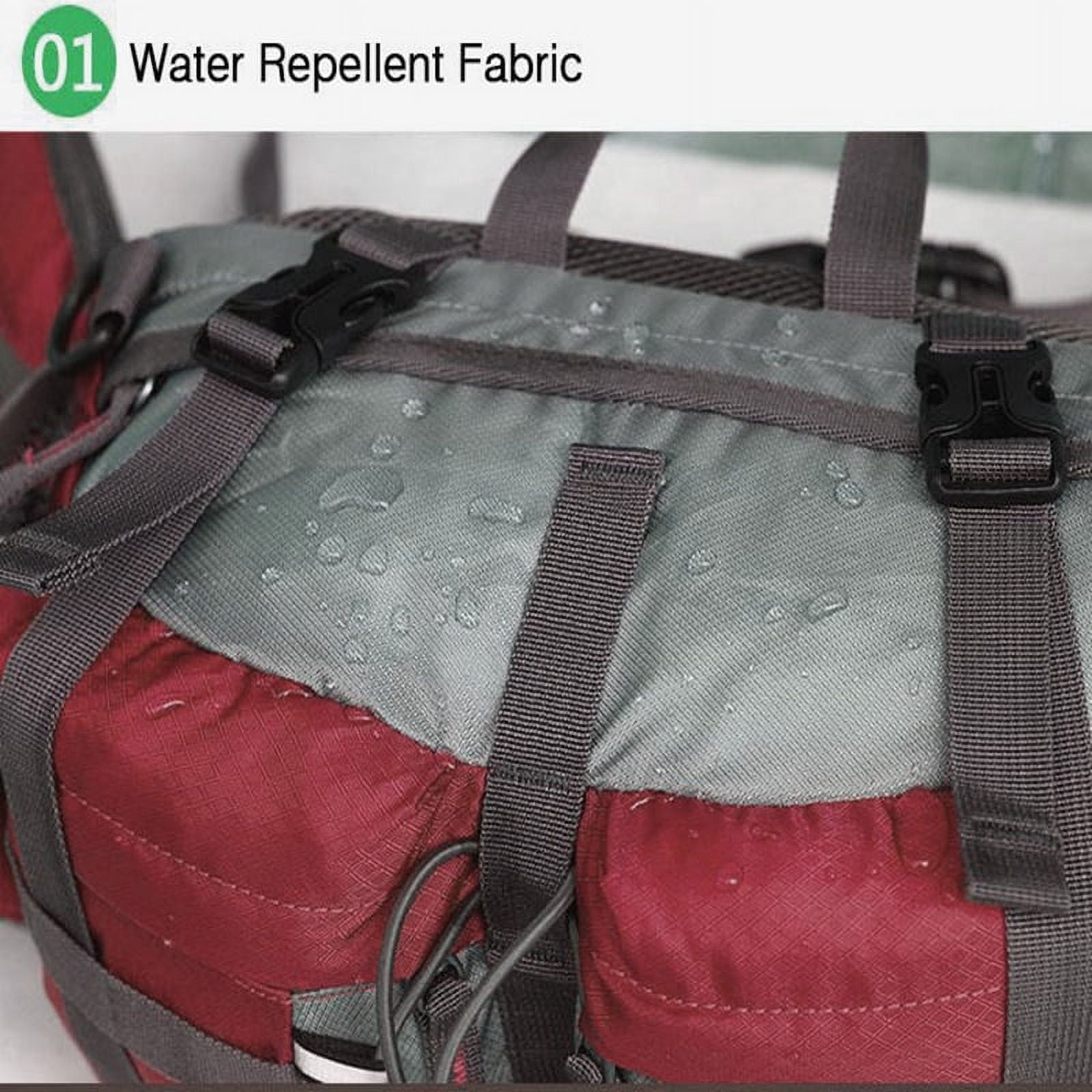Running Bags Outdoor Fanny Pack Hiking Camping Biking Waterproof Waist Pack 2 Water Bottle Holder Sports Bag for Women Men Black