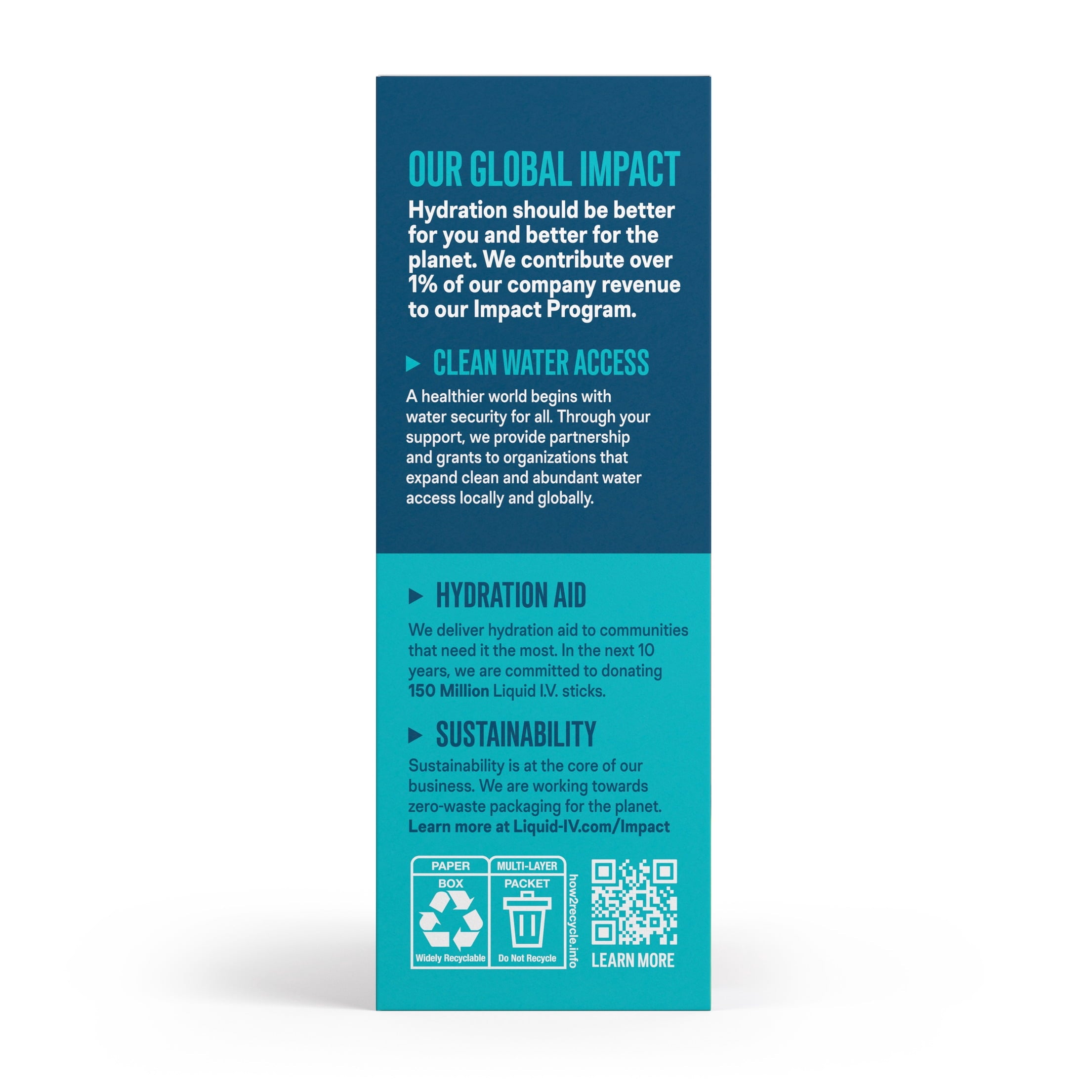 Liquid I.V.® Lemon Lime Hydration Multiplier® Powdered Electrolyte Drink Mix, 6 Count Packets
