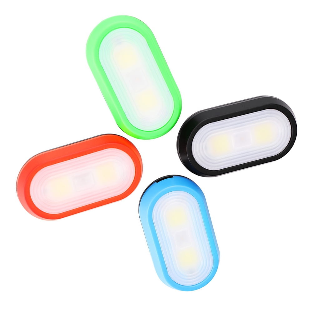 UPGRATOR 4Pcs Assorted Color LED Running Light Clip on Reflective Gear for Night Outdoor Activities