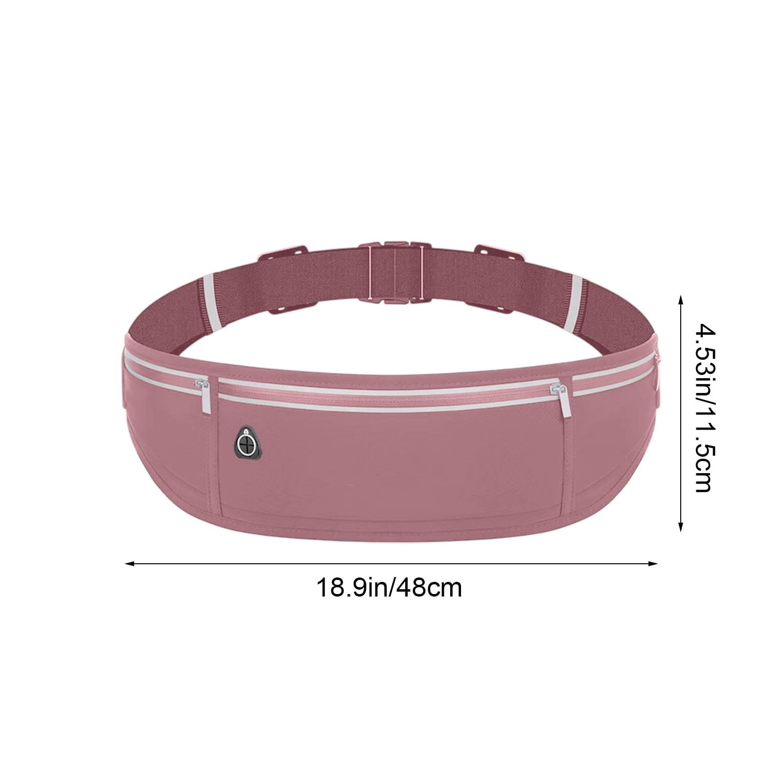 YFGEFTR Slim Running Belt, Workout Fanny Pack for Men Women, Runner Belt for Running Walking Cycling Camping Gym, Running Gear Accessories