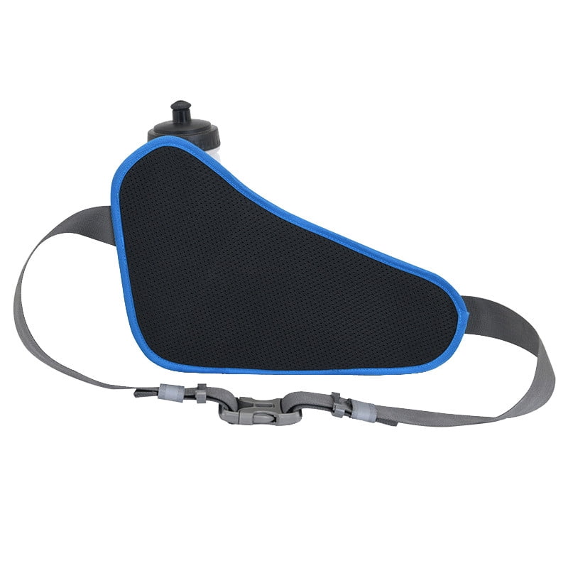 Running Water Bottle Hydration Belt with Water Bottle Holder Hiking Walking Waist Pack Adjustable Pack Compatible for Phone Waistband Outdoor Running Belt