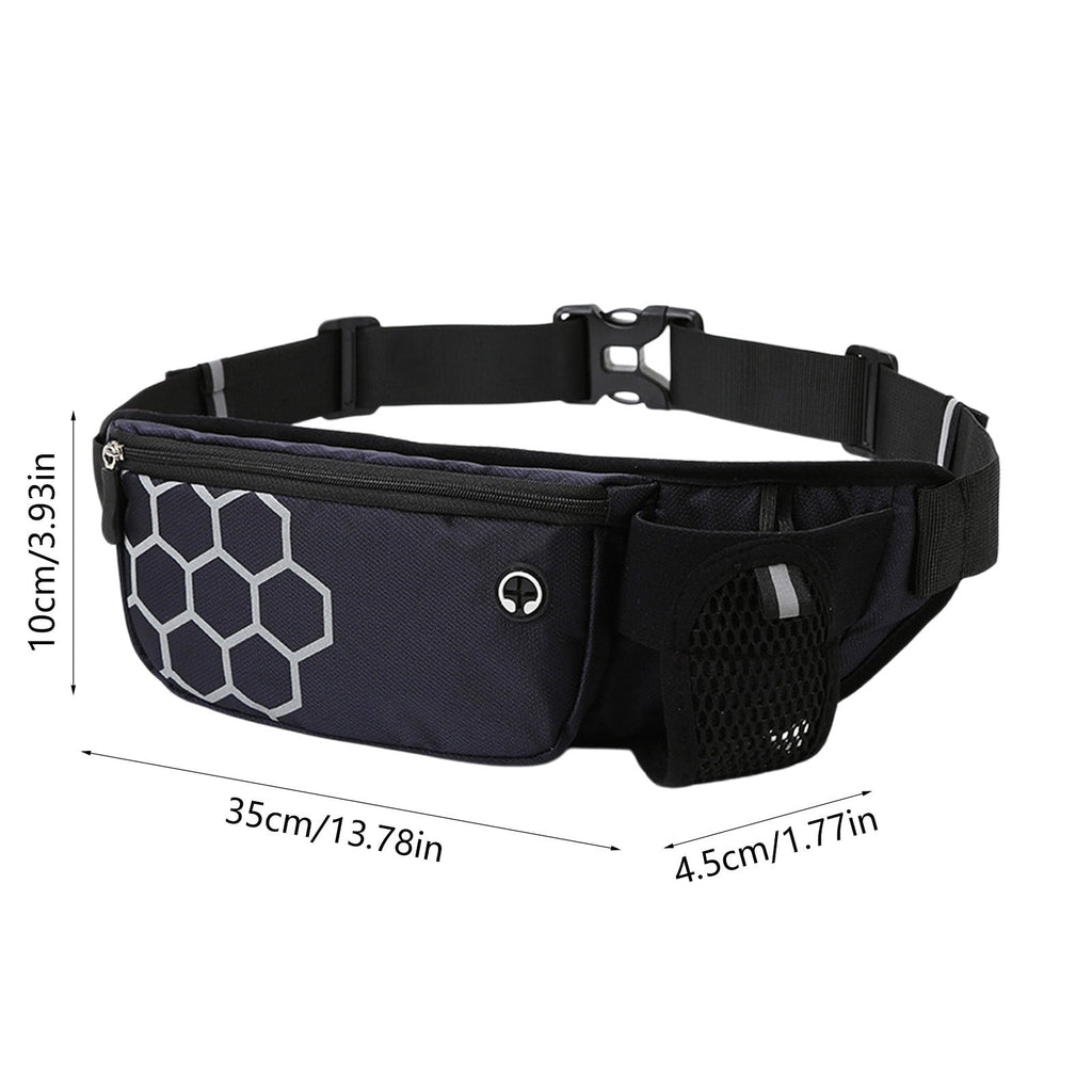 Running Waist Pack Hydration Belt Phone Holder, Lightweight Waterproof Secure Storage Marathon Gear, for Running Jogging Hiking Fitness Outdoor Training