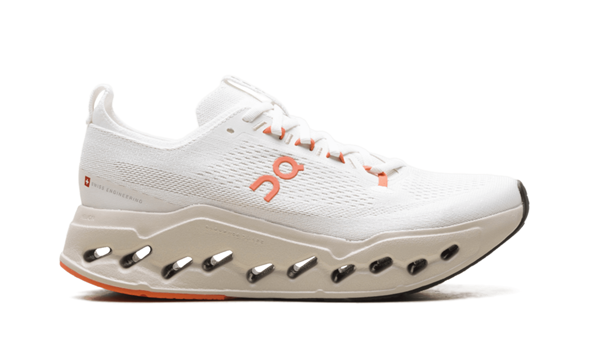 ON RUNNING WOMENS Cloudsurfer Max Womens "Ivory / Salmon" 3WF30223297 3WF30223297 from Stadium Goods