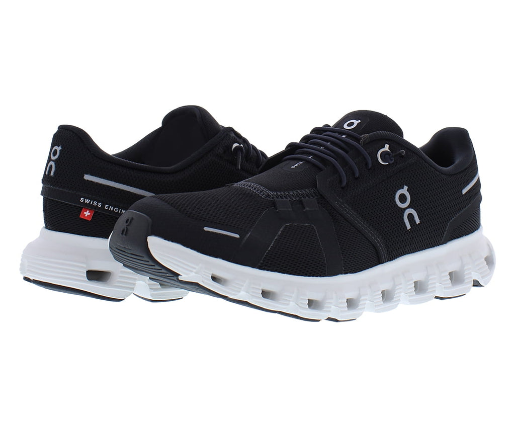 On Breathable Black Mesh Sneakers Black (Women's)