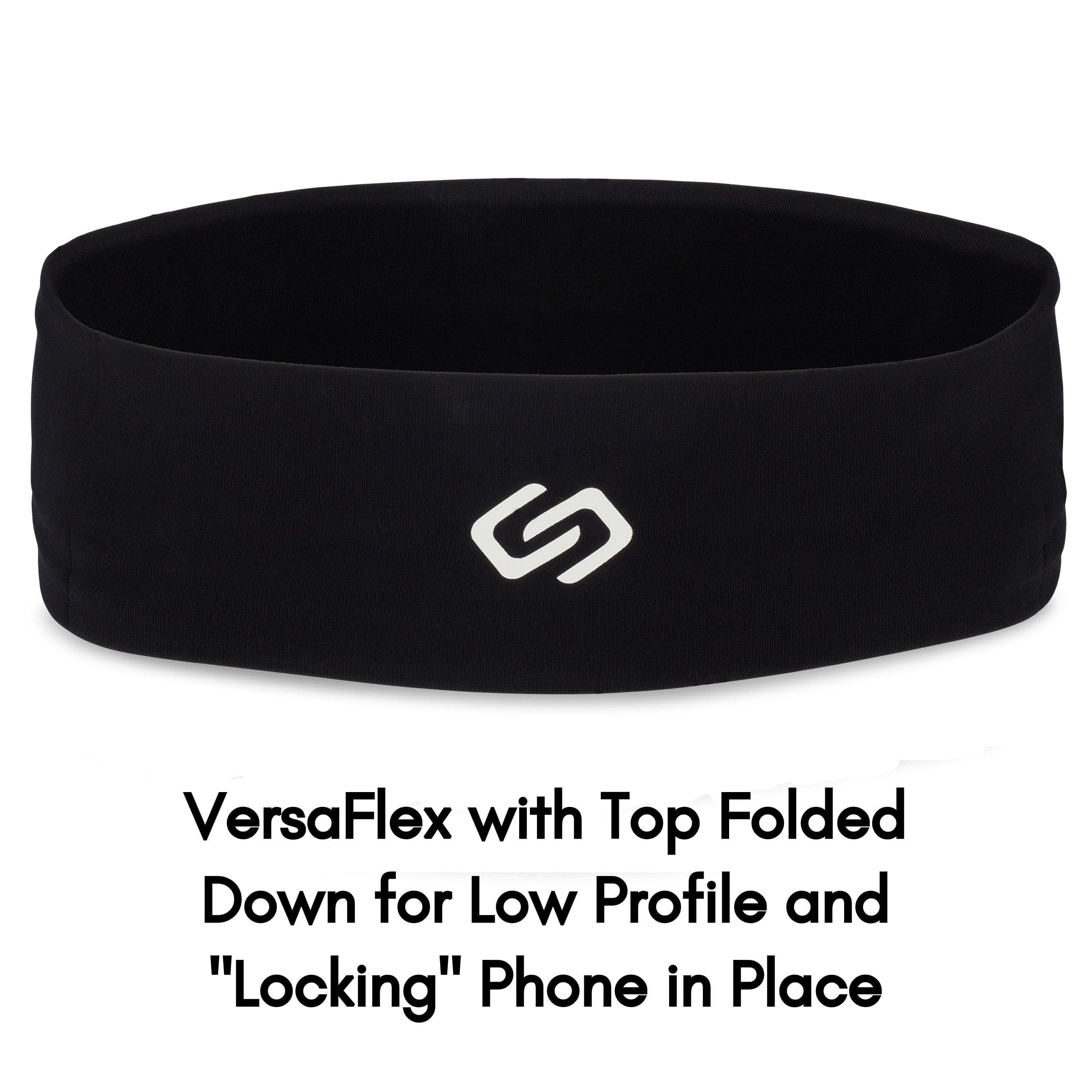 Sporteer VersaFlex Exercise Waist Pack, Anti-Theft Money Travel Belt, Unisex, Fits All Cell Phones