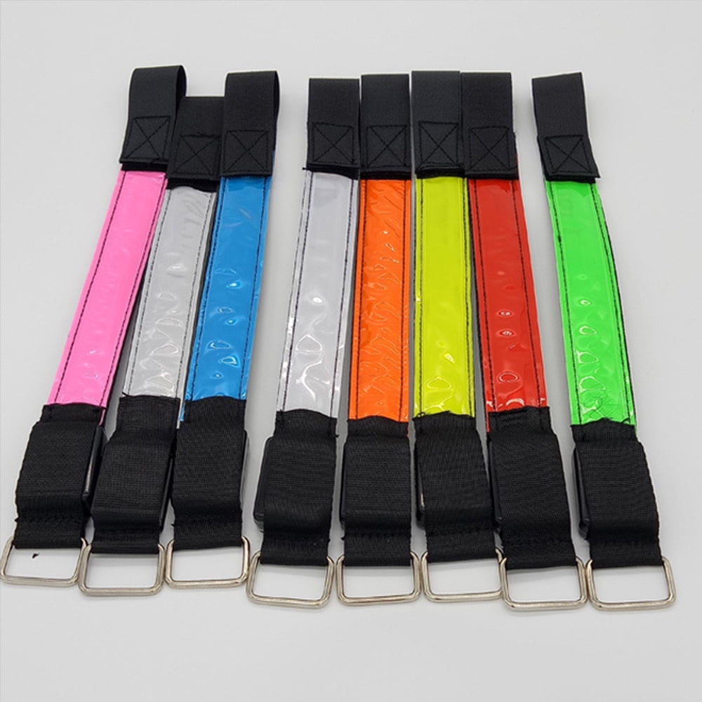 Running Light for Runners (2 Pack) Rechargeable LED Armband Reflective Running Gear, LED Light Up Band for Joggers Bikers Walkers