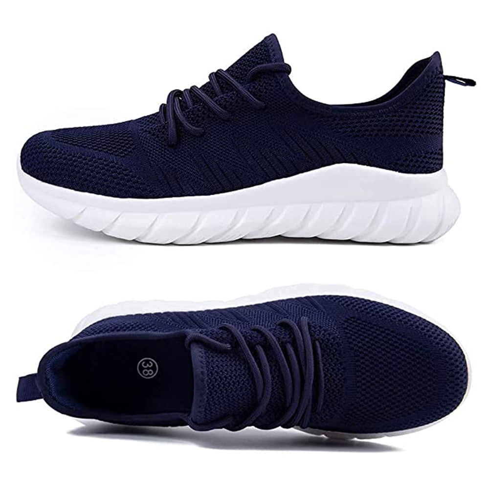 Ablanczoom Womens Sneakers Running Shoes Slip-on Fitness Sports Walking Tennis Flats