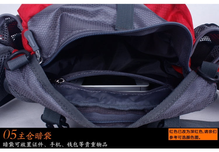 Running Bags Outdoor Fanny Pack Hiking Camping Biking Waterproof Waist Pack 2 Water Bottle Holder Sports Bag for Women Men Black