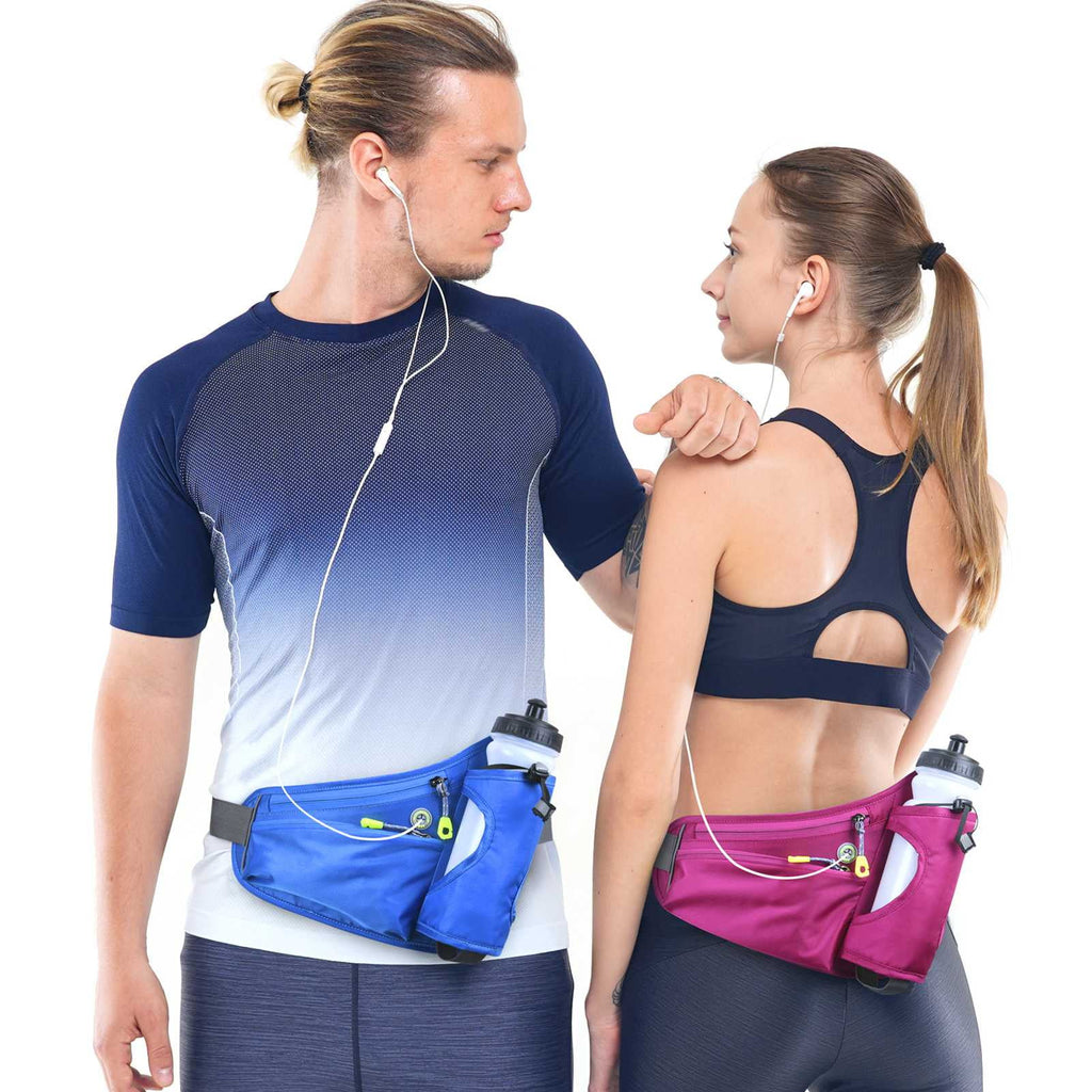 Bag Sports Hydration Belt Bag Running Belt Waist Pack Bum Bag With Water Bottle Holder For Men Women Running Cycle Hiking Walking