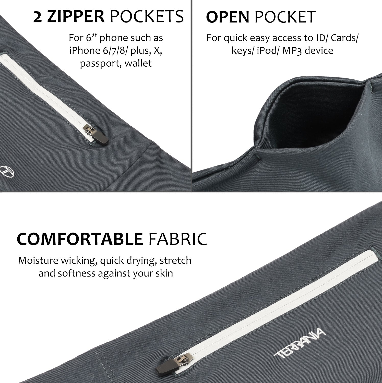 Sports Running Belt Waist Bum Bag Fitness Jogging Cycling Phone Pouch Fanny Pack
