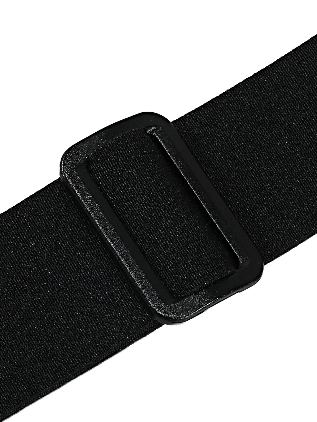 MIER Running Belt Slim Waist Pack with Bib Clips Adjustable Elastic Phone Holder for Fitness Marathon Daily Travel Black