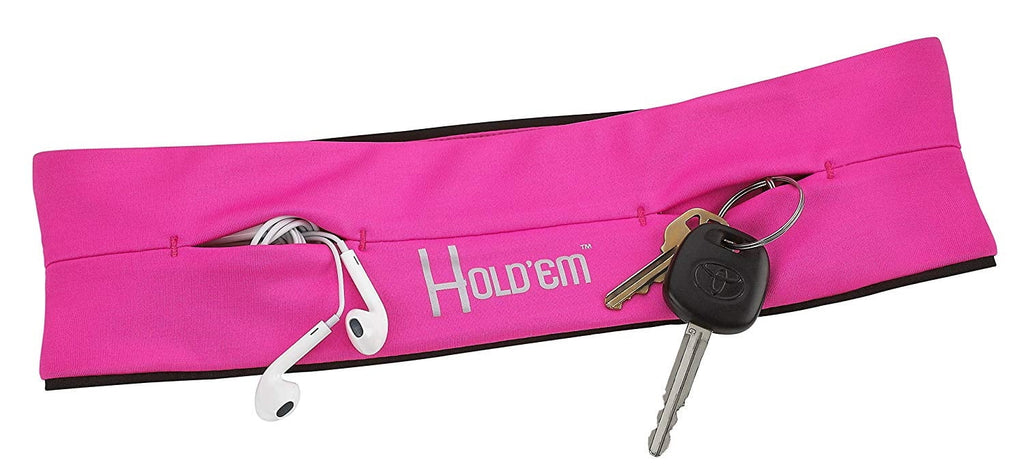 World Best Premium Hold'em Running Belt with Unique Pockets for Unisex Adult - Red