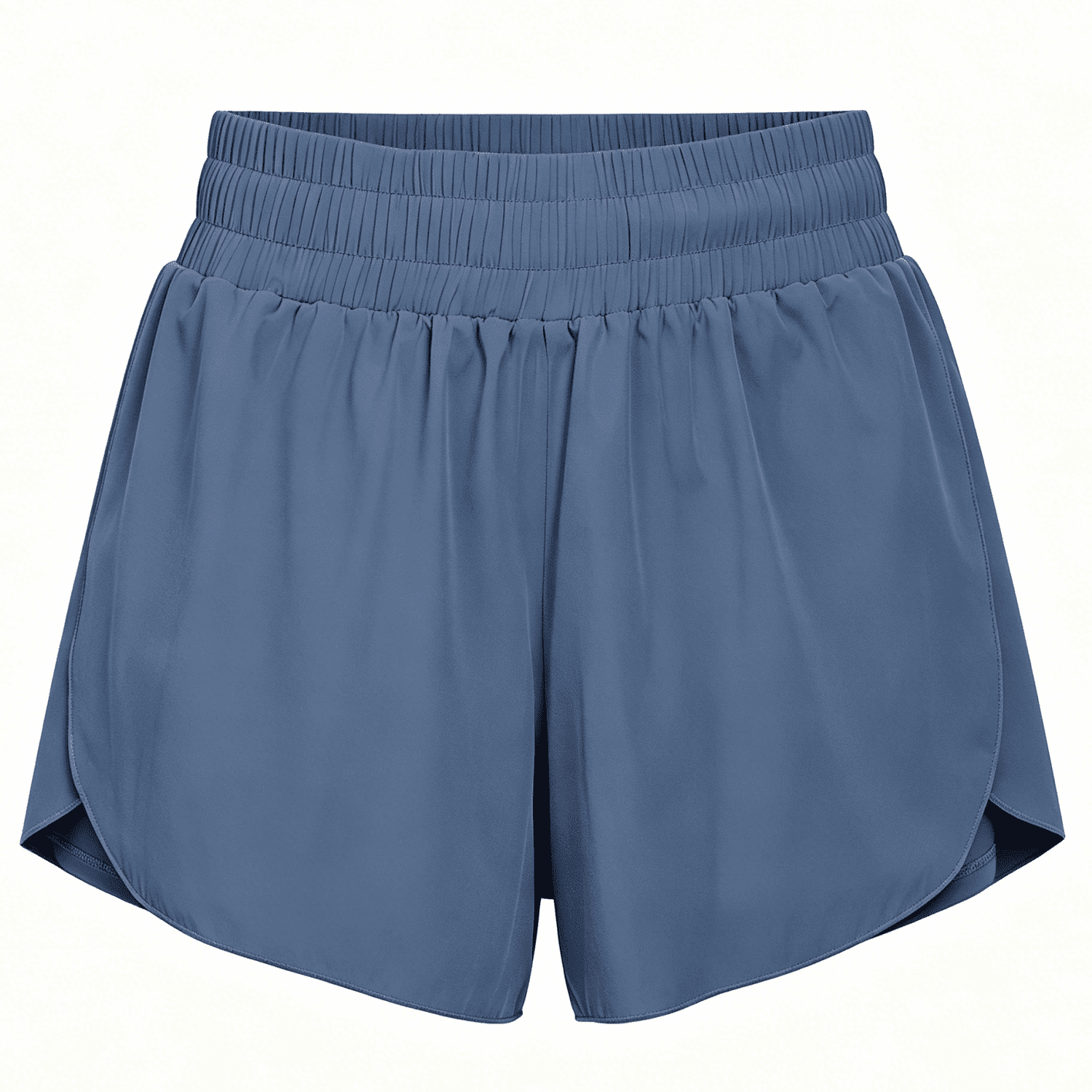 NELEUS Womens 2 in 1 Workout Yoga Shorts for Athletic Gym Running Casual Summer Short with Pocket,Navy Blue,US Size L