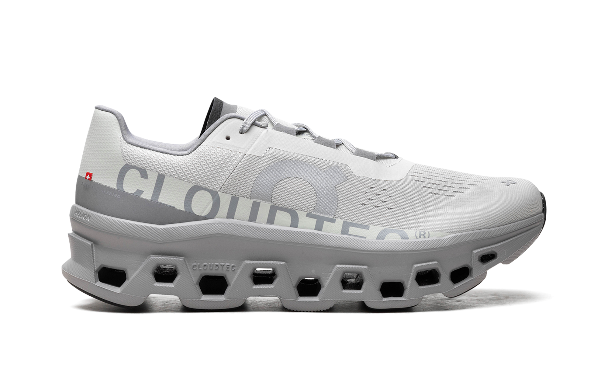 On MENS Cloudmonster "Ice | Alloy" 61.97788 from Stadium Goods