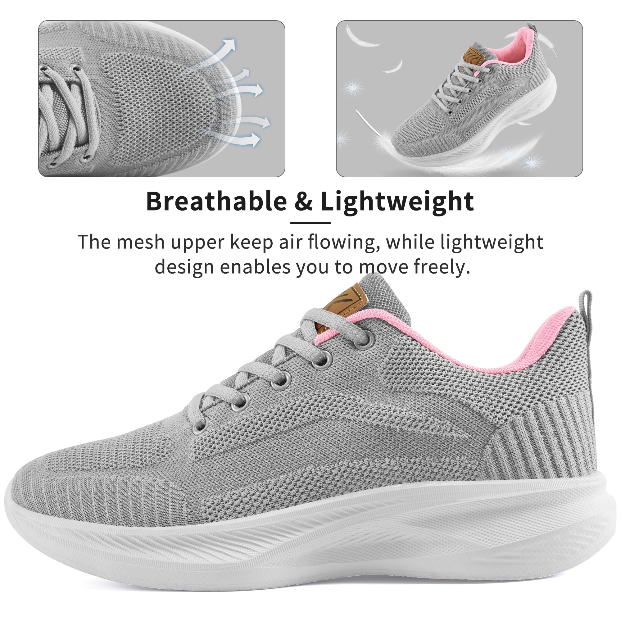 Ablanczoom Womens Sneakers Shoes: Comfortable Woman Running Shoes Lightweight Athletic Tennis Shoe