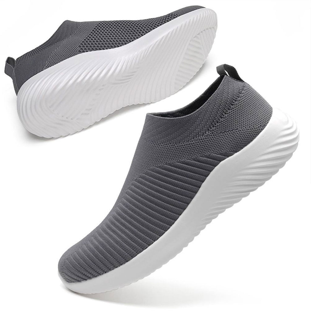 Ablanczoom Womens Sneakers Running Shoes Slip-on Fitness Sports Walking Tennis Flats