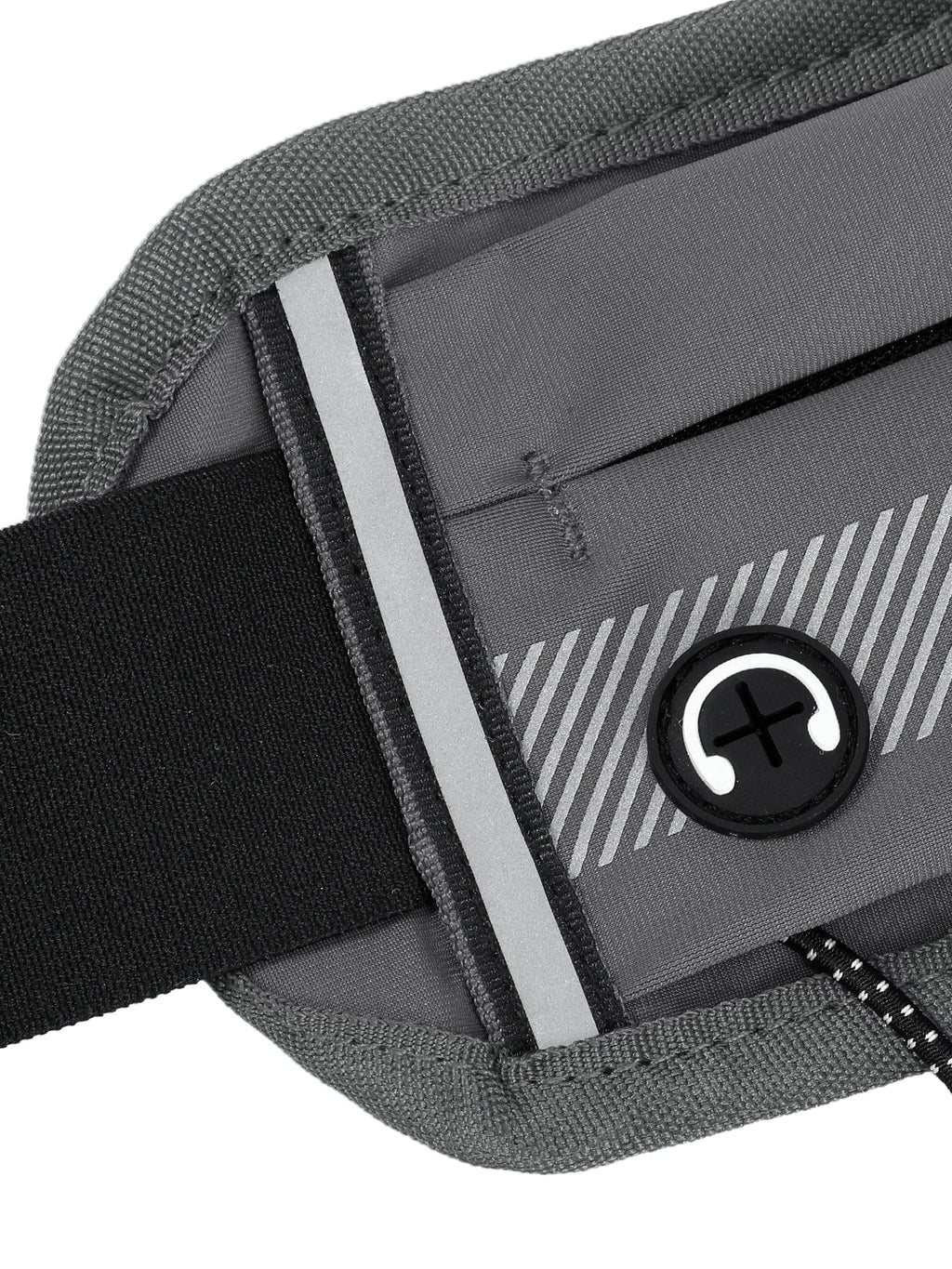 MIER Running Belt Slim Waist Pack with Bib Clips Adjustable Elastic Phone Holder for Fitness Marathon Daily Travel Pink
