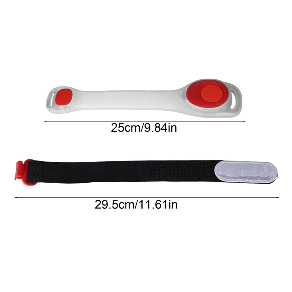 LEHOZIHEQ LED Armband, Running Lights for Runners, Running Lights, High Visibility Reflective Running Gear Adjustable Light Up Arm Bands for Men Women Kids