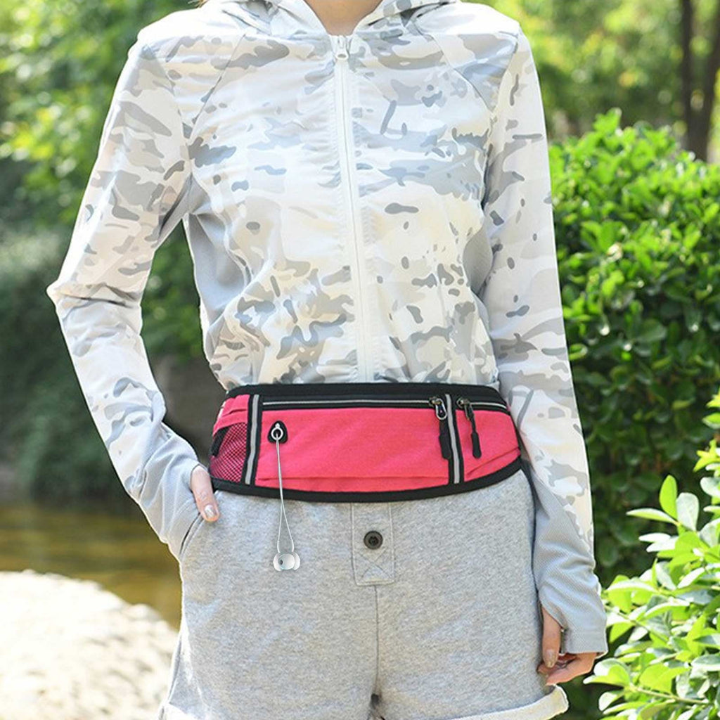 YFGEFTR Slim Running Belt for Women Men, Runners Fanny Pack Phone Holder, Runner Belt for Slim Running Walking Cycling Camping Gym, Running Gear Accessories