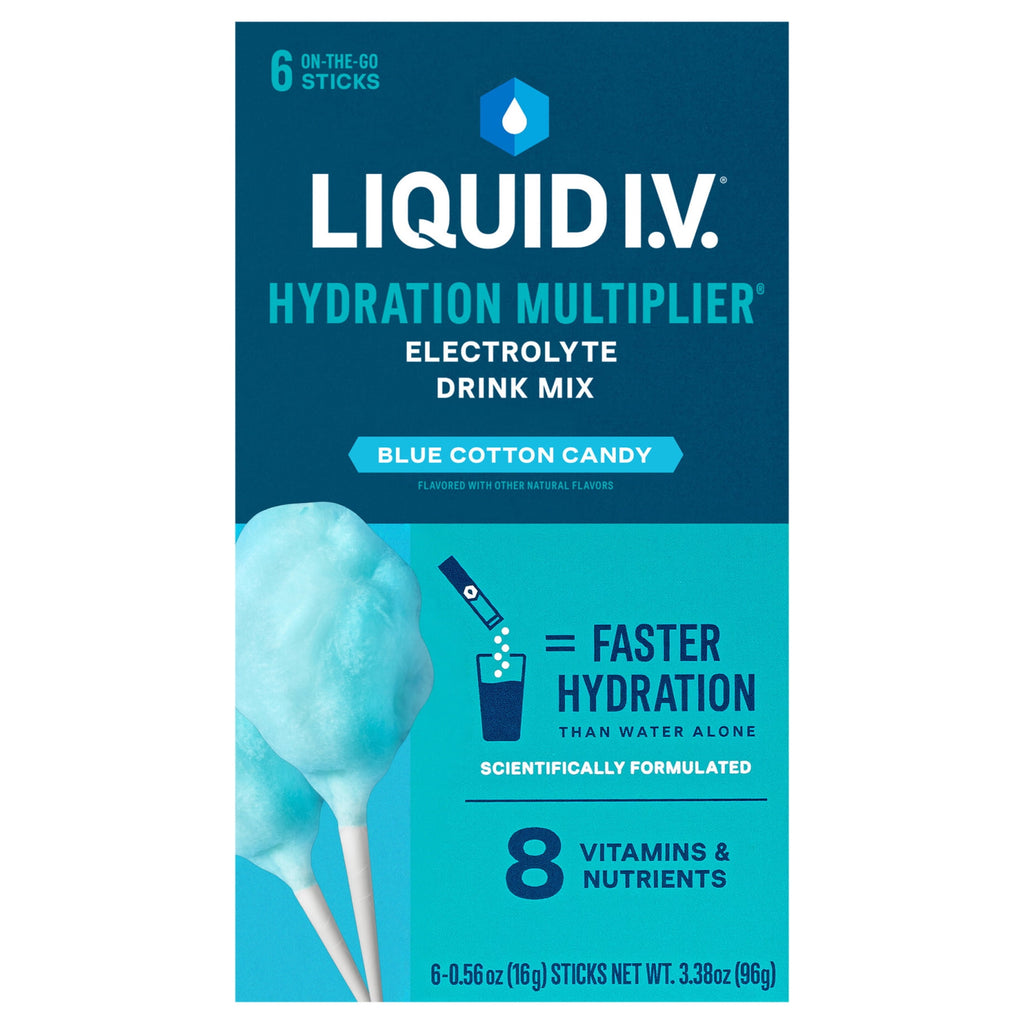 Liquid I.V.® Arctic Raspberry Hydration Multiplier® Powdered Electrolyte Drink Mix, 6 Count Packets