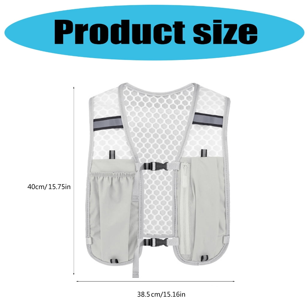 WINDLAND Running Phone Holder Vest Unisex Reflective Vest Light Weight Running Backpacks Water Bladder Pack For Cycling Hiking