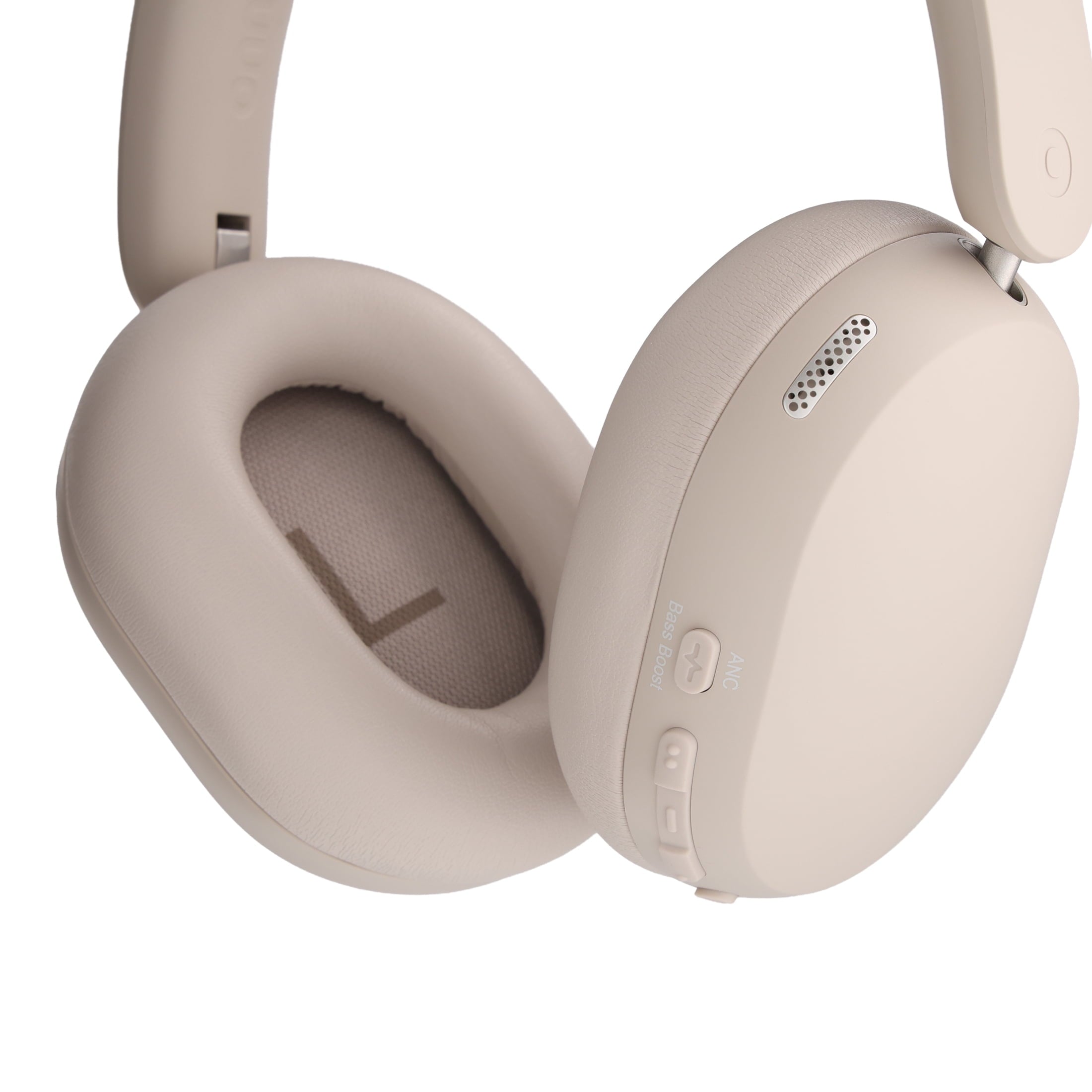 onn Hushbyte Wireless Over-Ear Headphones, Black